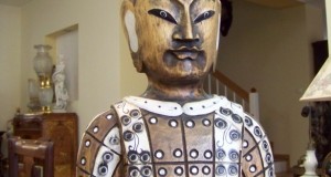 bust -sculptura lemn 65 cm