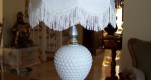 lampa fina  Fenton sticla laptoasa-45 cm