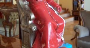 statueta  Papa Pius X  fonta h 43 cm  4,5 kg