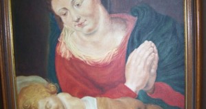 tablou  75-65 cm pictura pe panza  1936