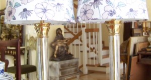 2 lampi-veioze Mid Century  alama-plexiglass 45 cm