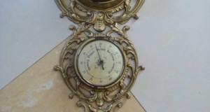 impozant ceas,ansamblu meteo stil,alama h 105 cm