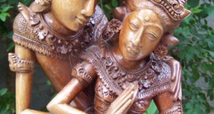 sculptura 37 cm-Rama si Sita-detalii fine