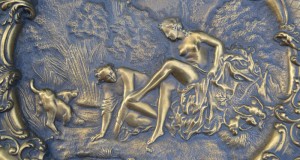 impresionant centru de masa Bronz 40 cm,7 kg