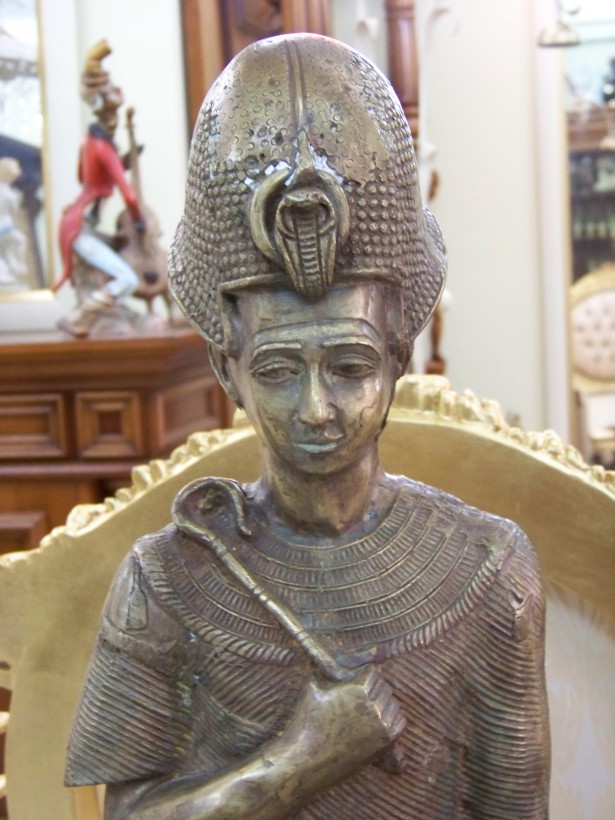statuie bronz Ramses II- 67 cm cca 10 kg