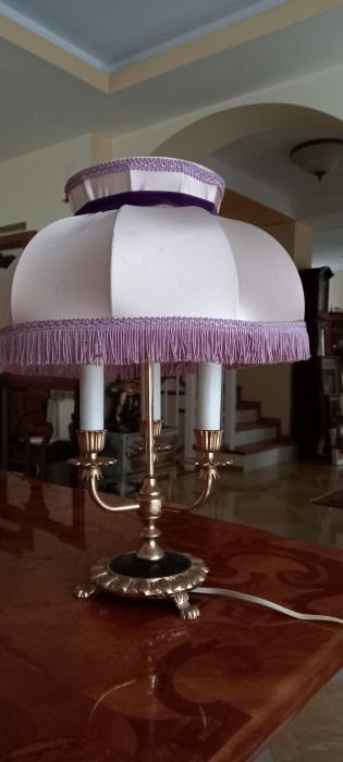 lampa-veioza bronz d ore,3 brate  50 cm