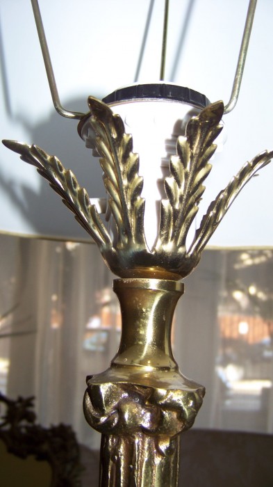 lampa-veioza bronz clasica 65 cm