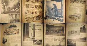 Magazin vechi german Gradinarul-Gartenlaube-1932-vol1+2 complet. 1044 pagini in total, pe perioada i