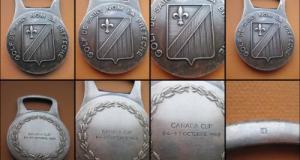 Deschizator vintage Canada Cup 24- 27 Octombrie 1963-Golf de Saint Nom-La Bretagne. Marcat Christofl