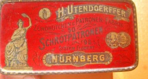 6667-H. Utendoerffer Nurnberg-Cutie munitie colectie veche Germania