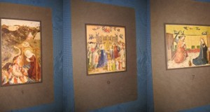 Album vechi 1918-Set 15 reproduceri foto-Craciunul pictura germana.