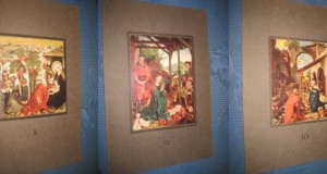 Album vechi 1918-Set 15 reproduceri foto-Craciunul pictura germana.