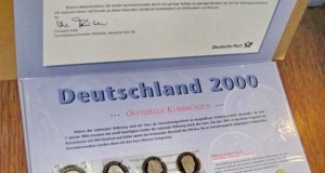 A165-Album monedele germane UNC 2000 colectie numismatica Germania.