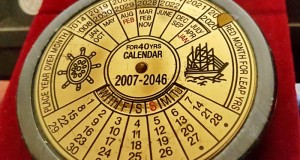 5477-Calendar Vintage deosebit pe perioada de 40 ani.
