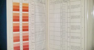 7808- Catalog culori vechi Indanthren Teinture Echantillons Cassella.