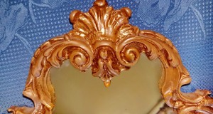 C761-Oglinda stil Rococo calamina plastefiata antichizata