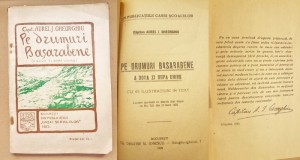 F486-I-Pe Drumuri Basarabene- Bucuresti 1923-Cpt. Aurel J. Gheorghiu semnata.