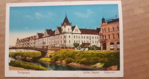 F694-Timisoara veche-Splaiul Beghei-Bega-sor- 1930 carte postal 14 9 cm, stare buna.