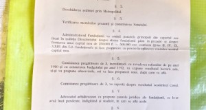 H155-I-Act convocare FUNDATIA SULUTIANA Romania Blaj 1911- PROGRAMUL. Mitropolit Victor Mihalyi- Membrii Senatului.