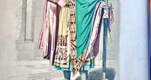 H194-Friedrich BARBAROSSA- 1152-1190-Grafica veche color pe carton-E. Doepler 75 cca 1900 rama lemn masiv de calitate, sticla fata spate placaj gros.
