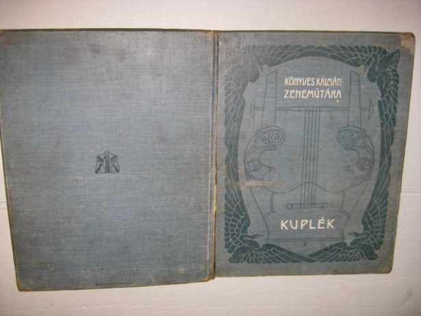 7434-Album muzical vechi Cuplet anii 1900. Editie  germano- maghiara.