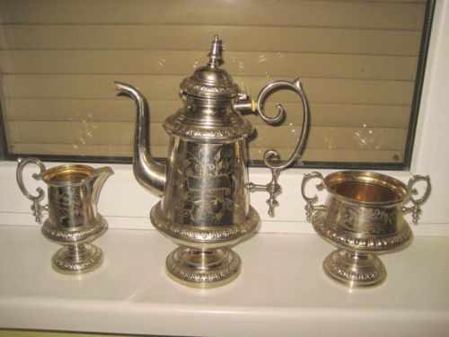 Set de servit ceai vechi firma suedeza ENGSTROM.