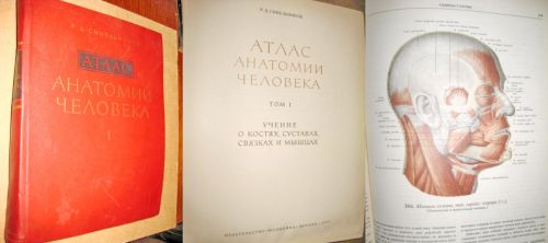 Atlas Anatomie umana URSS 1972.