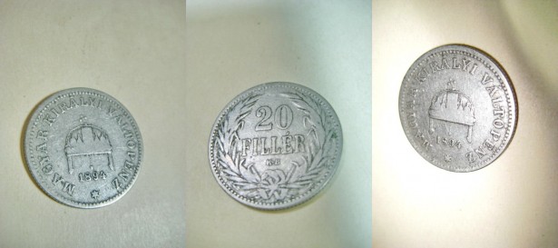 7854-20 Filler 1894 KB nr. 1 moneda maghiara Austria.