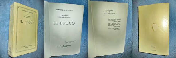 G.D` Annunzio-Il Fuoco-Focul 1933 ed. Italia-Roma st. foarte buna.