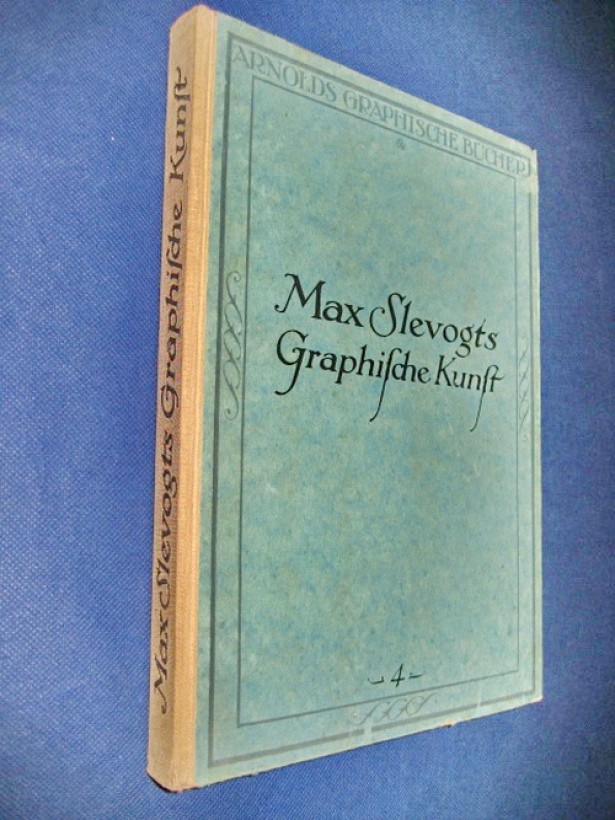 2076-Max Stevogts- Arta grafica 1921 in germana, stare buna.