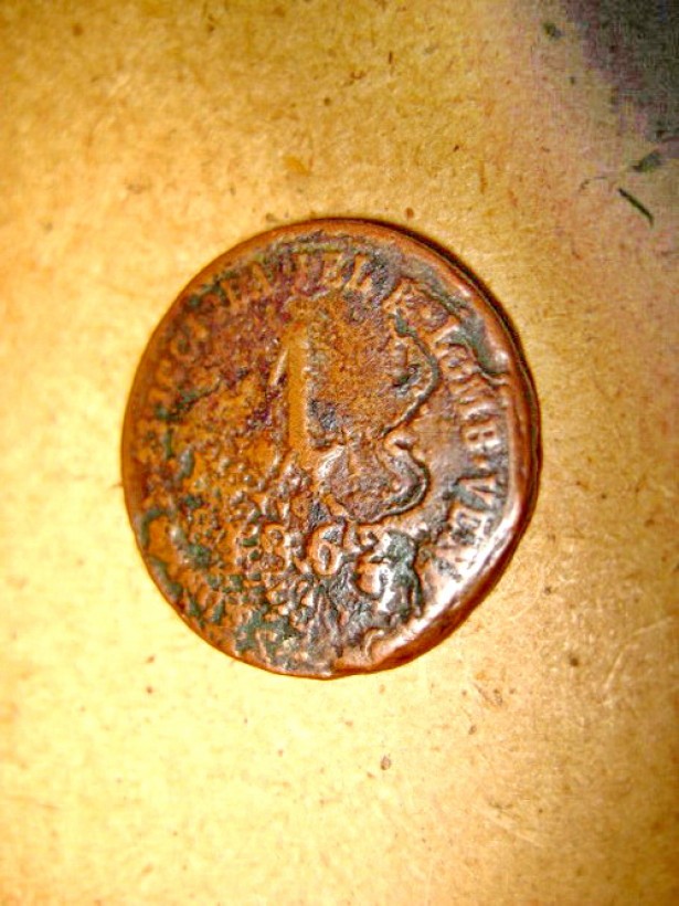7773-Italia moneda veche 1 Spicciola Lombardia Venetia-1862 cupru.