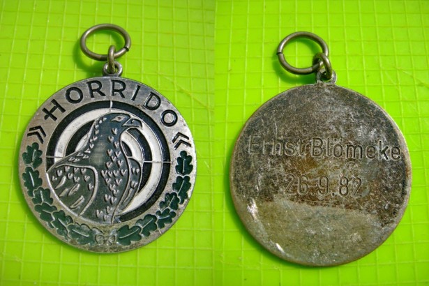 8495c-Medalia Vanatoare Horrido-Ernst Blomeke 1982-Germania.