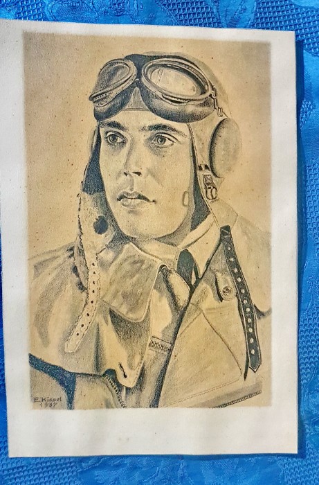 D316-I- Ofiter german al 3 lea Reich E. KISSEL 1937- aviator