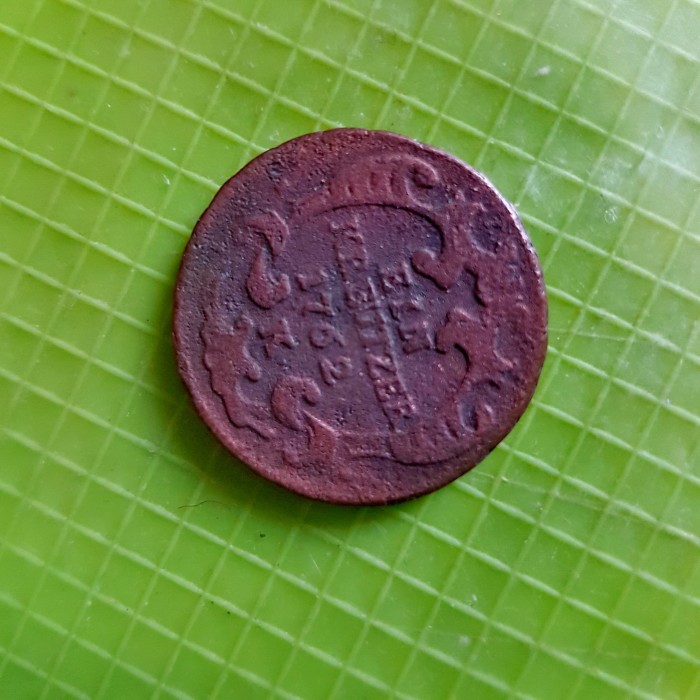 D870-Moneda 1 KREUTZER 1762 Maria Terezia Transilvania.