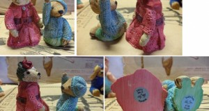 8 figurine TEDDY BEAR din rășină, anii `90, pentru colecț