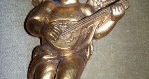 statueta ingeras in foita aur-h 24 cm