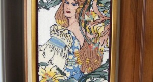 tablou goblen imagine Art Nouveau-90-40 cm