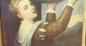 tablou 62-50 cm Tizian-Lavinia-repr pe canvas