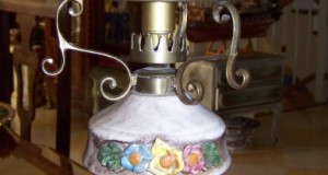 lampa ceramica  Bassano 42 cm -vintage