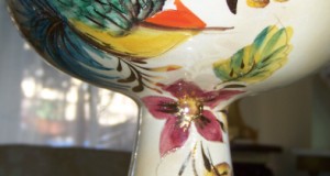 bomboniera-centru de masa   36 cm-ceramica pictata