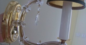 aplica electrica cu cristale noua Austria 27 cm