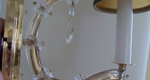 aplica electrica cu cristale noua Austria 27 cm