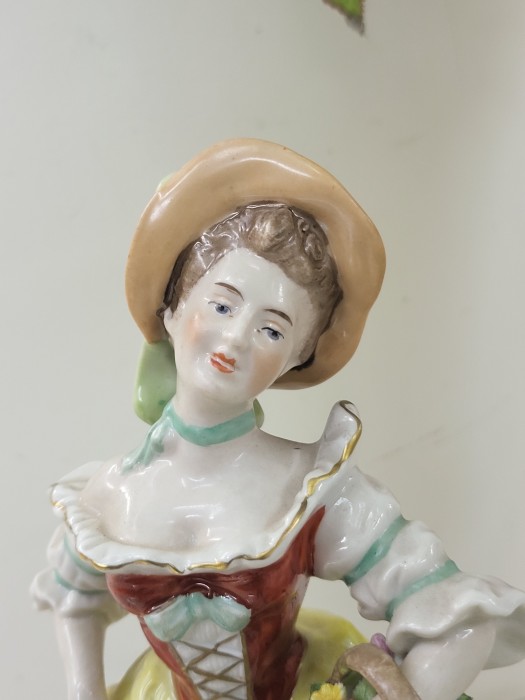 statueta portelan Sheibe-Alsbach vintage calitativa 26 cm