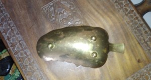 ARABIA  Bronz Sculptură Bol Scrumieră Frunza