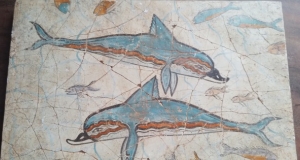 Minoan Dolphins Fresco 1500 BC