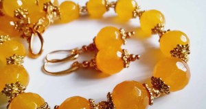 Agate galbene & Gold