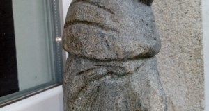 Statuie sculptata piatra naturala