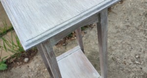 Piedestal  scaun bar lemn shabby chic