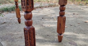 Masa sculptata rustica vintage retro