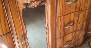 Comoda cu oglinda stil baroc antica vintage